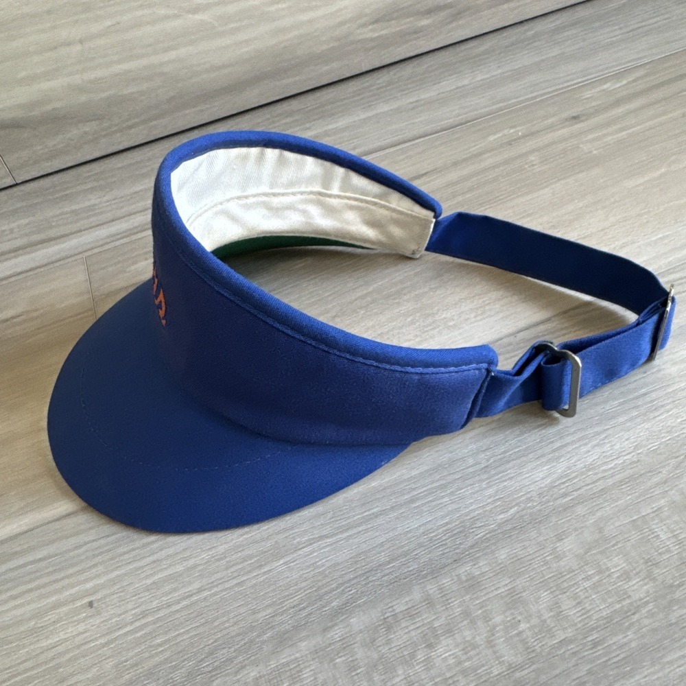 Vintage Florida Gators Visor Hat Blue Script Embroidery Texace Made In USA - Picture 2 of 11